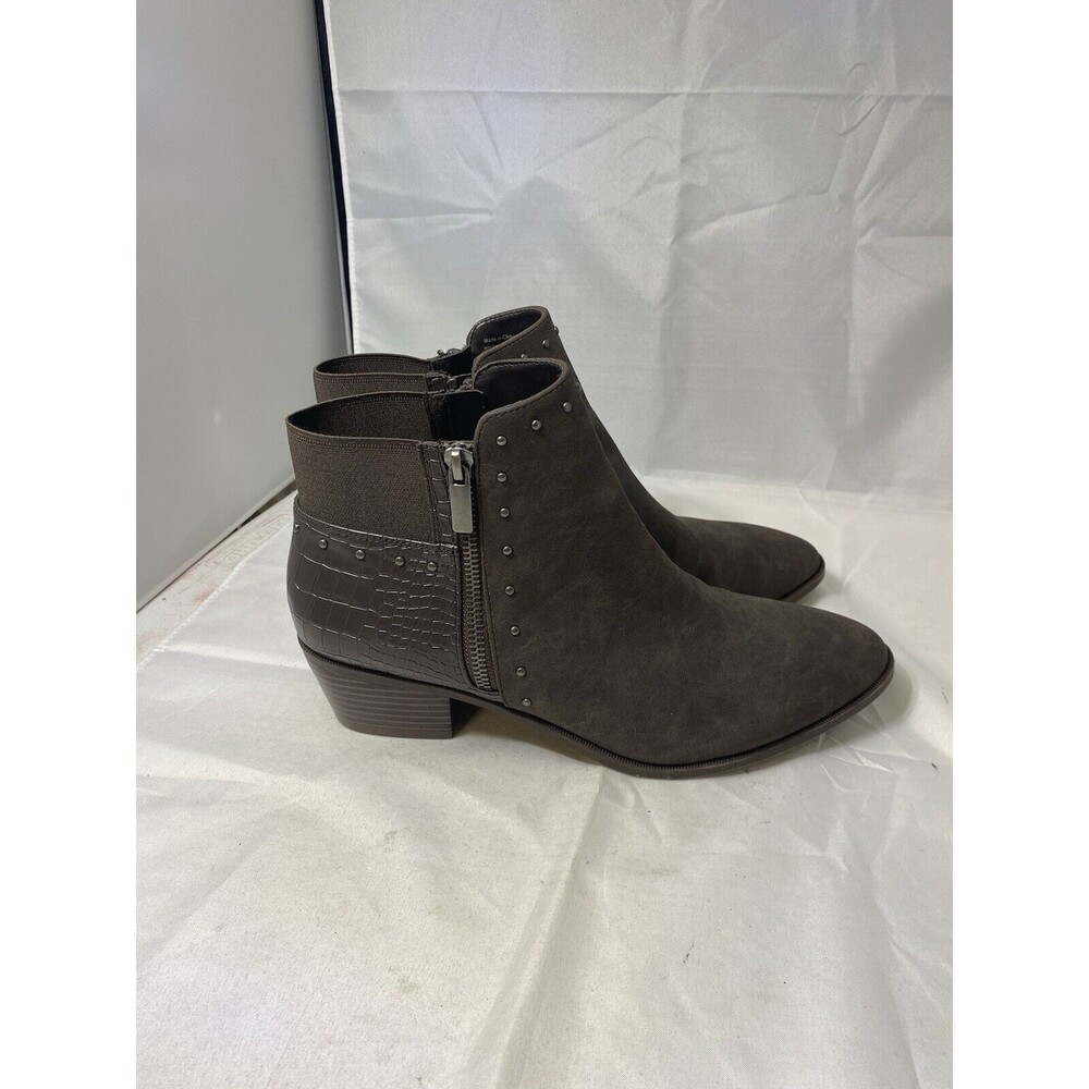 Market & Spruce Women's Kadie Bootie Brown Ankle Boots Size 10 - Picture 2 of 9